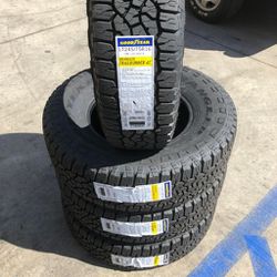 245/75r16 Goodyear Trailrunner AT NEW Set of Tires installed and balanced OTD price