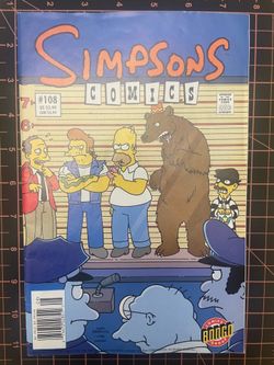 Simpsons Comics #108. 1st Edition/Printing. Bongo Comics Group