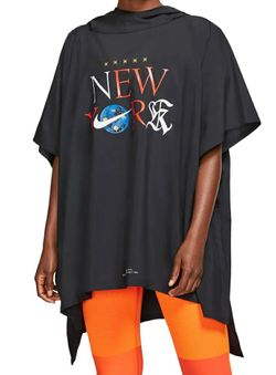 Nike New York Water Repellent Hooded Running Poncho Unisex