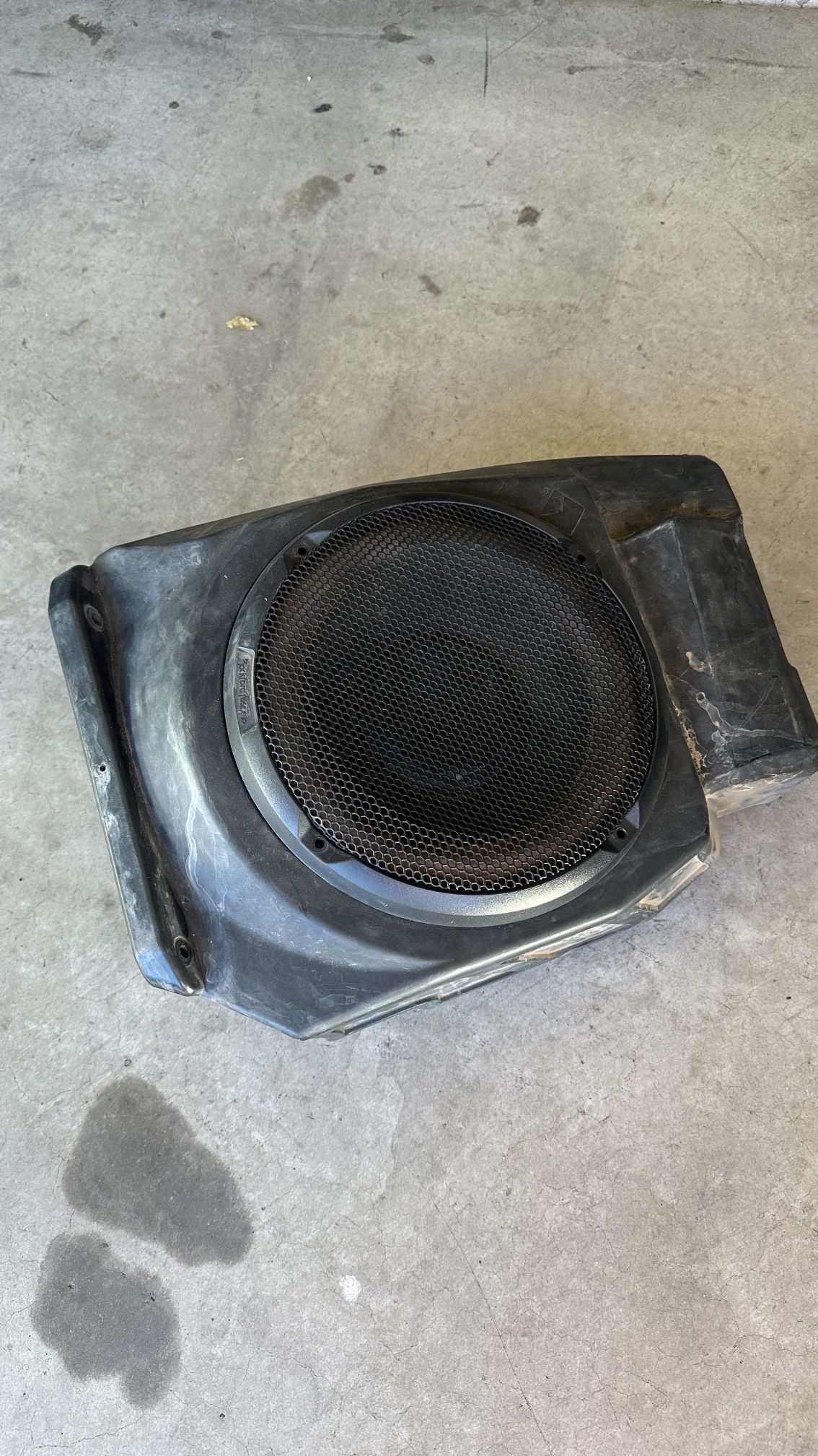 10” Powered Rockford Fosgate Sub 4  RZR