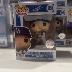 Freddie Freeman Funko Pop w/soft Protector