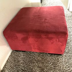 Comfy Faux Suede Ottoman