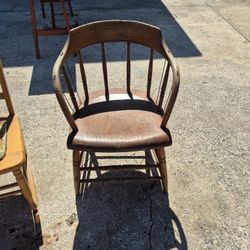 Antique Solid Wood Chair 