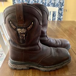Cody James 12D Steel Toe Work Boots 