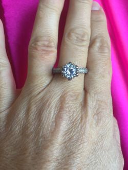 .925 SSP AND CZ RING SIZE 9 new!!!
