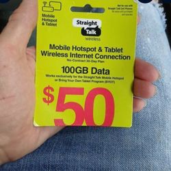 100gb Data Card Straight-Talk Wireless UNUSED 