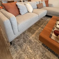 Living Spaces Sectional Couch 