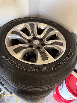 Dodge  275/55R20  rims and tires