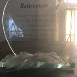 Retirement Plaque
