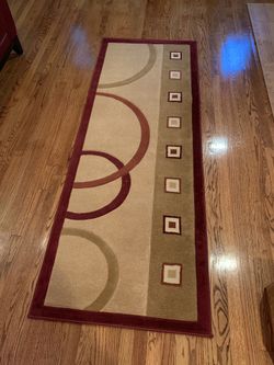 Clean Area Rug carpet 6.7x18.4