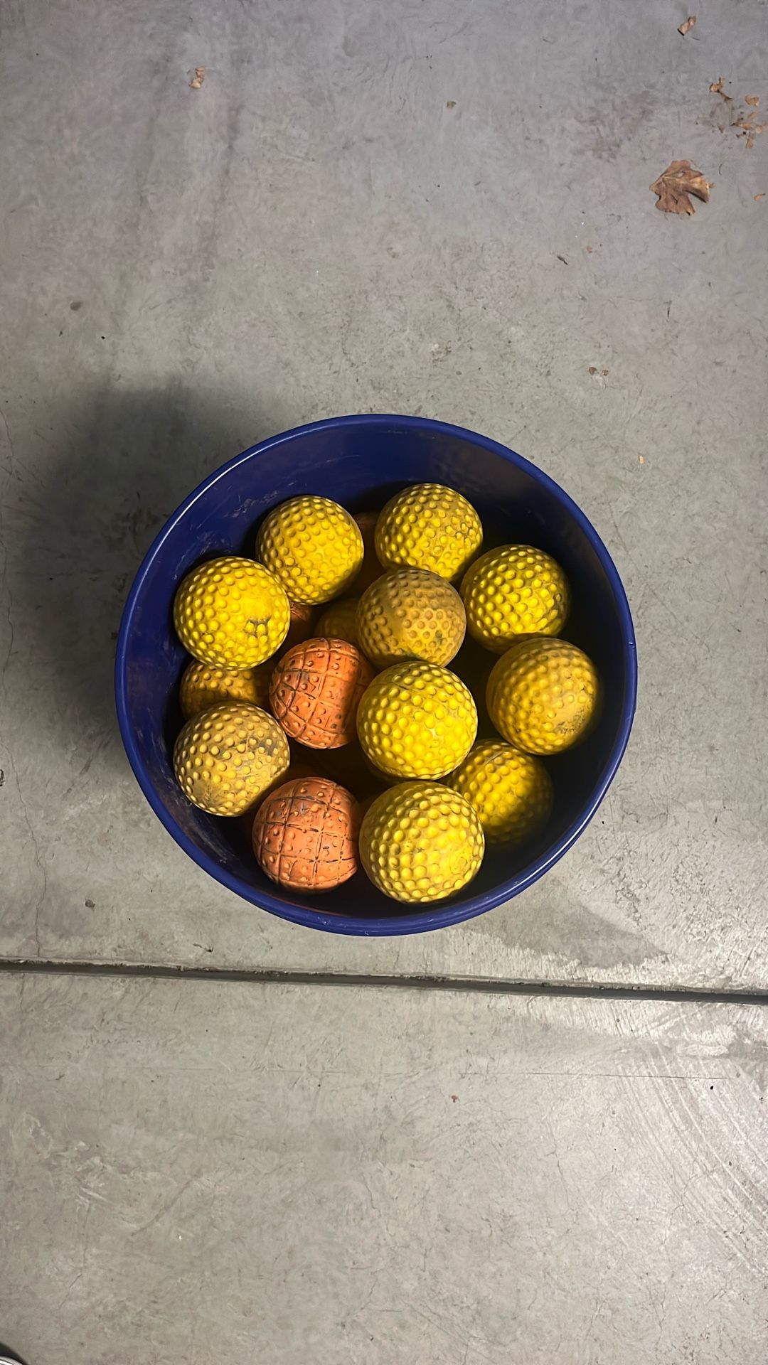 Used Dimple Baseballs 