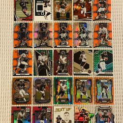 Chicago Bears 25 Card Football Lot! Rookies, Prizms, Parallels, Jersey Memorabilia, Short Prints, Case Hits, Variations & More!