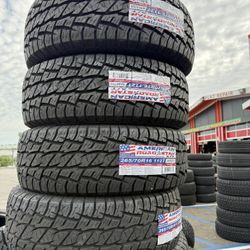 ‼️🚨vendo Set De Llantas 265 70 16 American Allterain Tires 