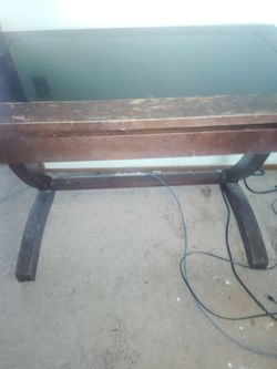 Computer Desk With Glass Top
