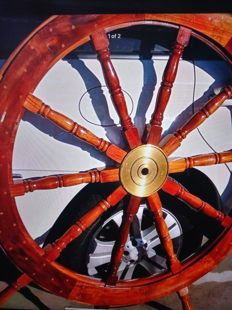 Ship Wheel 6' Diameter