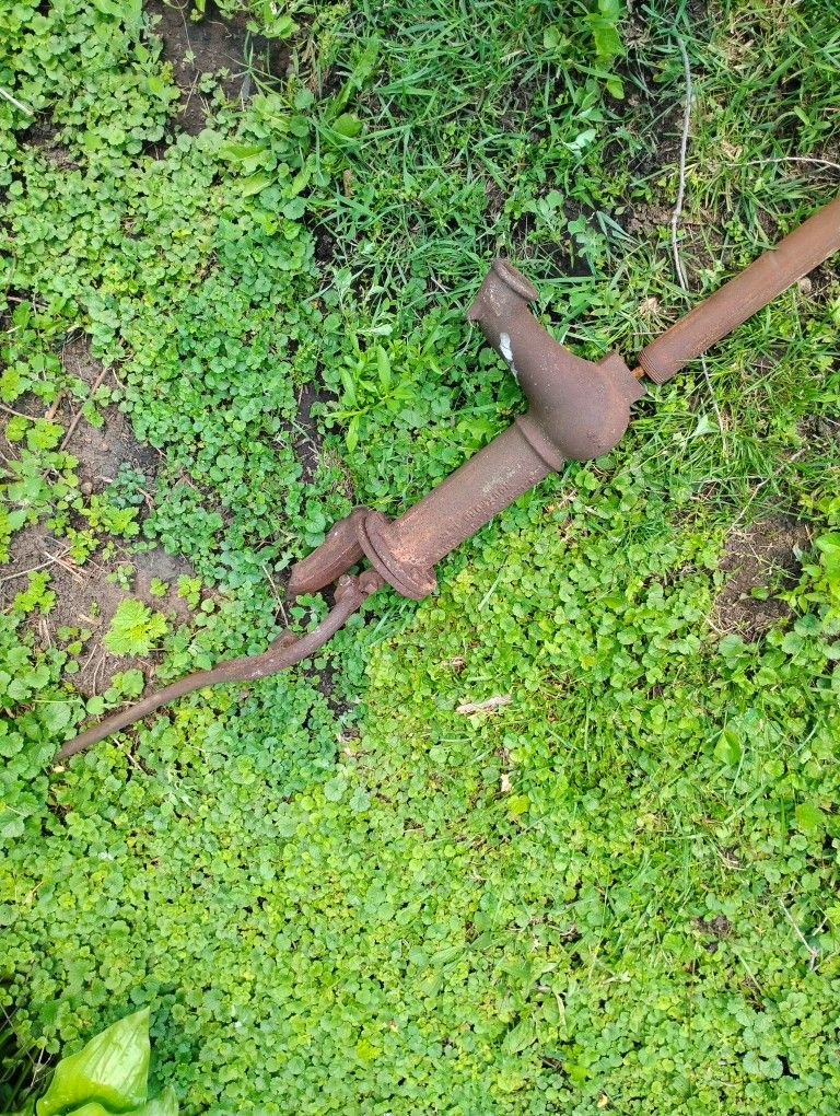 Old Woodhull Fire Hydrant Pump