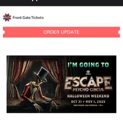 Escape Ticket/Pass, VIP 