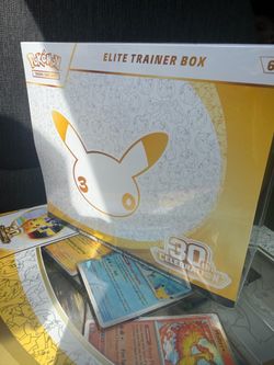 Pokemon 30th product etb poster mini tins