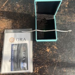 GRA Moissanite Tennis Bracelet 2.00ctw VVS1 D Excellent Cut Silver 925 Certified