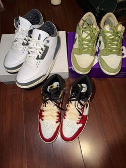 Jordan 3 Retro, sb dunk, Jordan 1