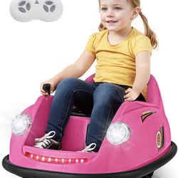Pink Kids Bumper Car