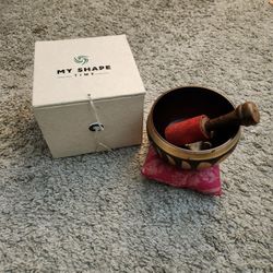 Tibetan Singing Bowl Set - Hand Hammered Meditation Bowl 