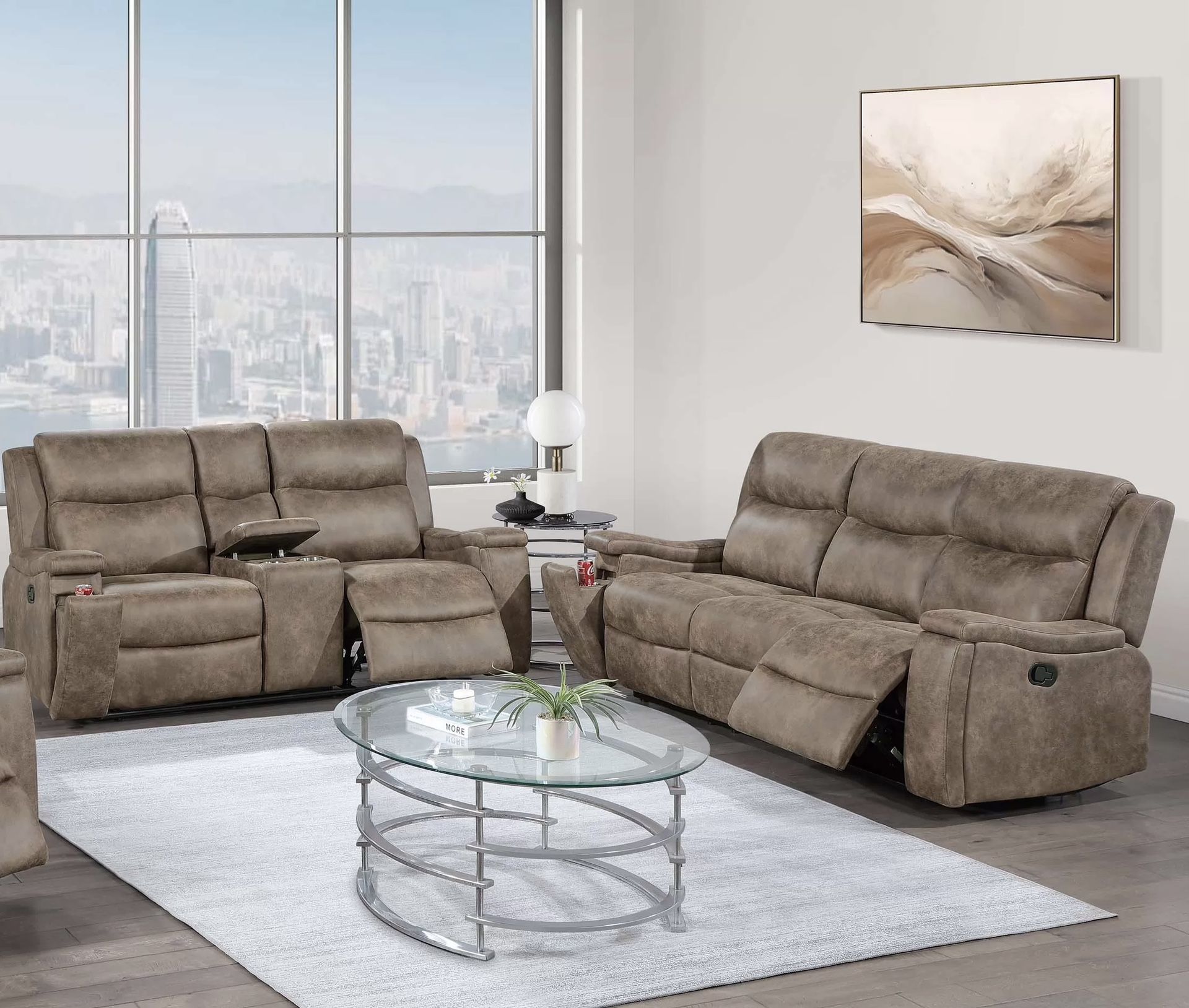 Recliner Sofa And Loveseat Set Brand New