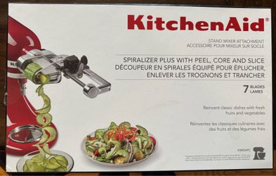 KitchenAid spiralizer plus with peel, core and slice