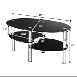 Tempered Glass Coffee Table