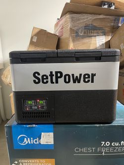 SetPower PT35 Dual Zone Portable Fridge Freezer 37QT – LIKE NEW – $200 (Great for RV & Camping)