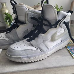 Nike AIR JORDAN 1 REACT Hi Tech GRAY fog