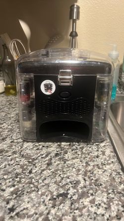 Black Manicure Set With Dryer