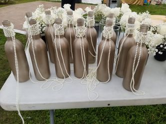 Decorative wine bottles