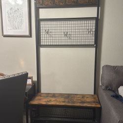 Shoe And Coat Rack