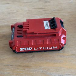 Porter Cable 20V Lithium Battery