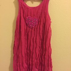 Girls Dress hot pink 