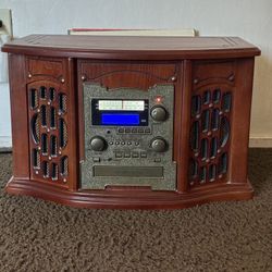 Innovative Technology ITRR-501 Wood Turntable/CD Recorder