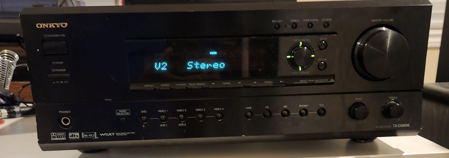 Onkyo TX-DS696 A/V Receiver with Dolby Digital, DTS, and Pro Logic II