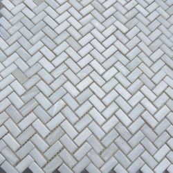 20 Boxes. OpalHerringbone mosaic Tile 