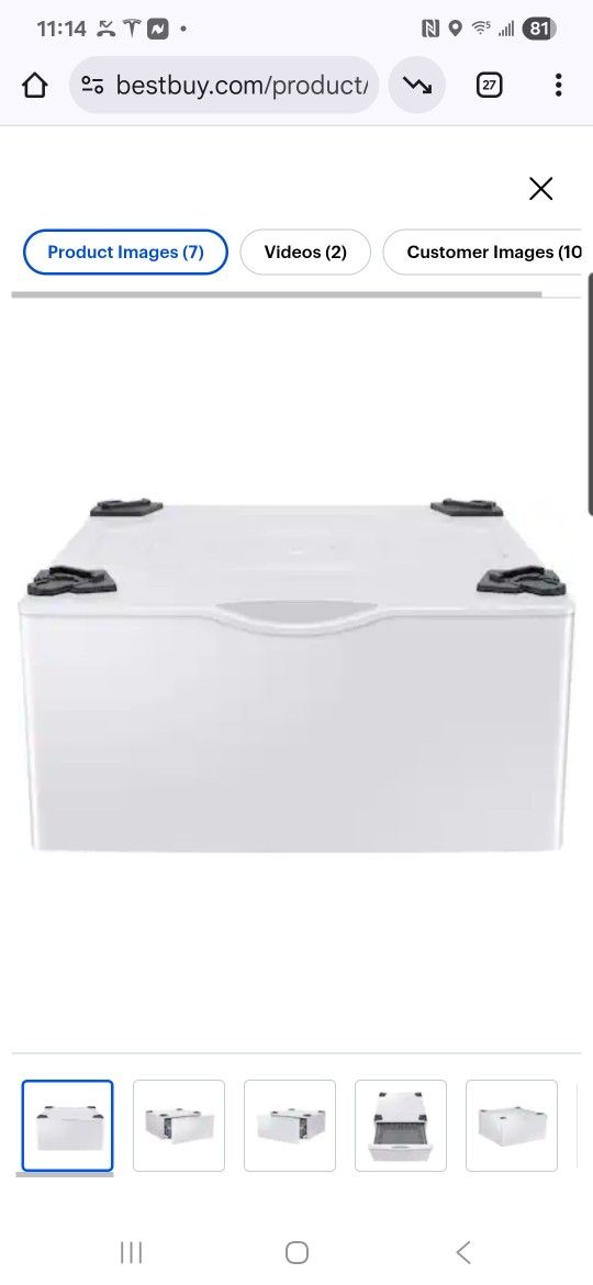 27 In Samsung Washing Machine Pedestal