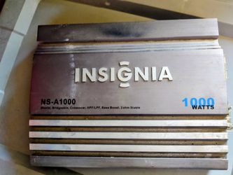 Insignia 1000 watt car amplifier