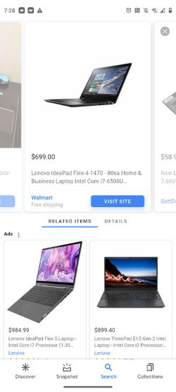 Lenovo IdeaPad Flex 4 1470 80sa 2 In 1 Touchscreen Laptop/Tablet