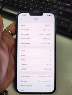Iphone 13 pro max 128gb UNLOCKED