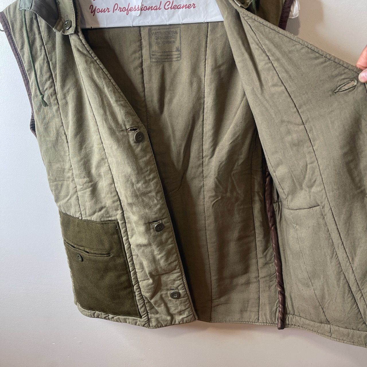 Arte Povera Kapital Type Green Vest