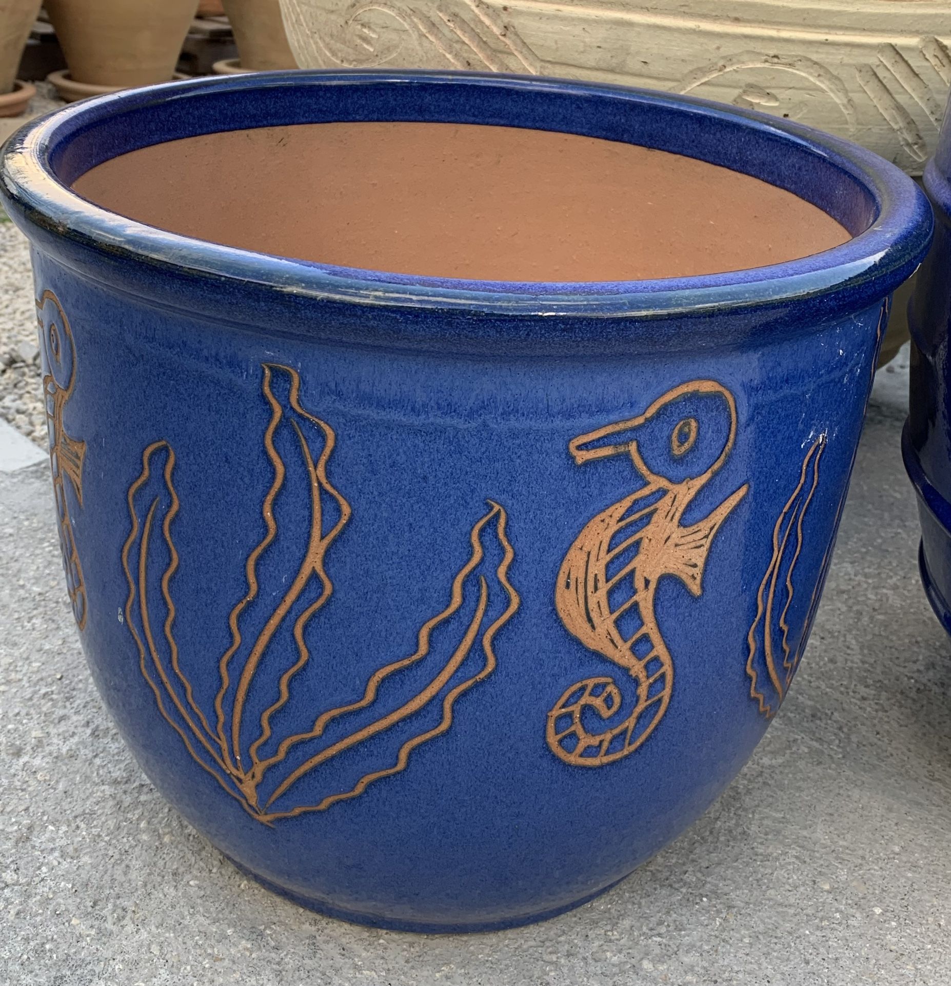 Big Glazed Ceramic Pot