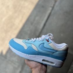 Nike Air Max 1 Puerto Rico Blue Size 10.5 & 9.5