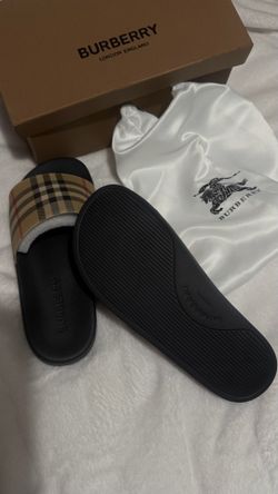 Burberry slides