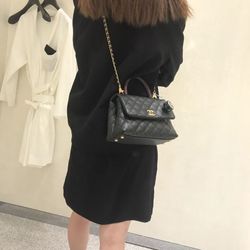 Coco Handle Crossbody Bag Purse 25x15cm