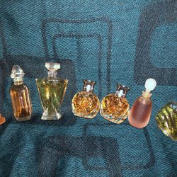 Vintage Authentic Mini Bottles Of Designer Perfume