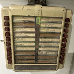 Vintage SEEBURG WALL Jukebox 1(contact info removed) Music Selector Wall O Matic